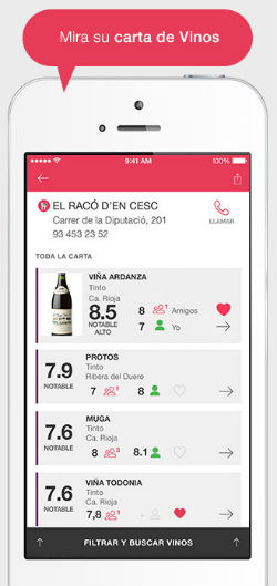 ViWine App 2 la app que te ayuda a elegir el vino