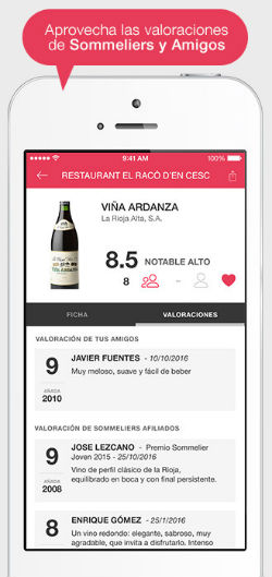 ViWine App 3 la app que te ayuda a elegir el vino